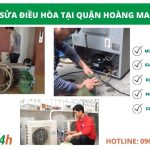 Điện Lạnh Hồng Vân nhận sửa điều hòa tại quận Hoàng Mai giá rẻ
