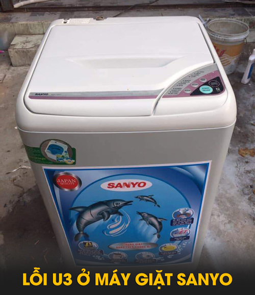 Máy giặt Sanyo báo lỗi
