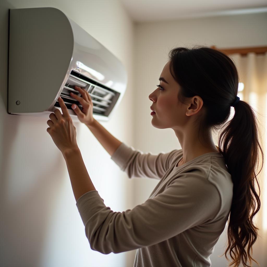 cách sử dụng máy lạnh khi bị cảm