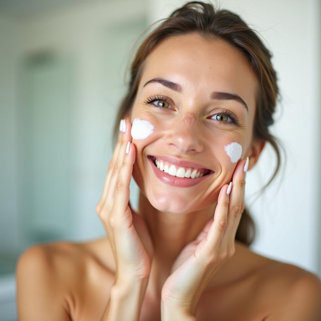 Dưỡng ẩm thường xuyên giúp da khỏe mạnh hơn khi ngồi máy lạnh