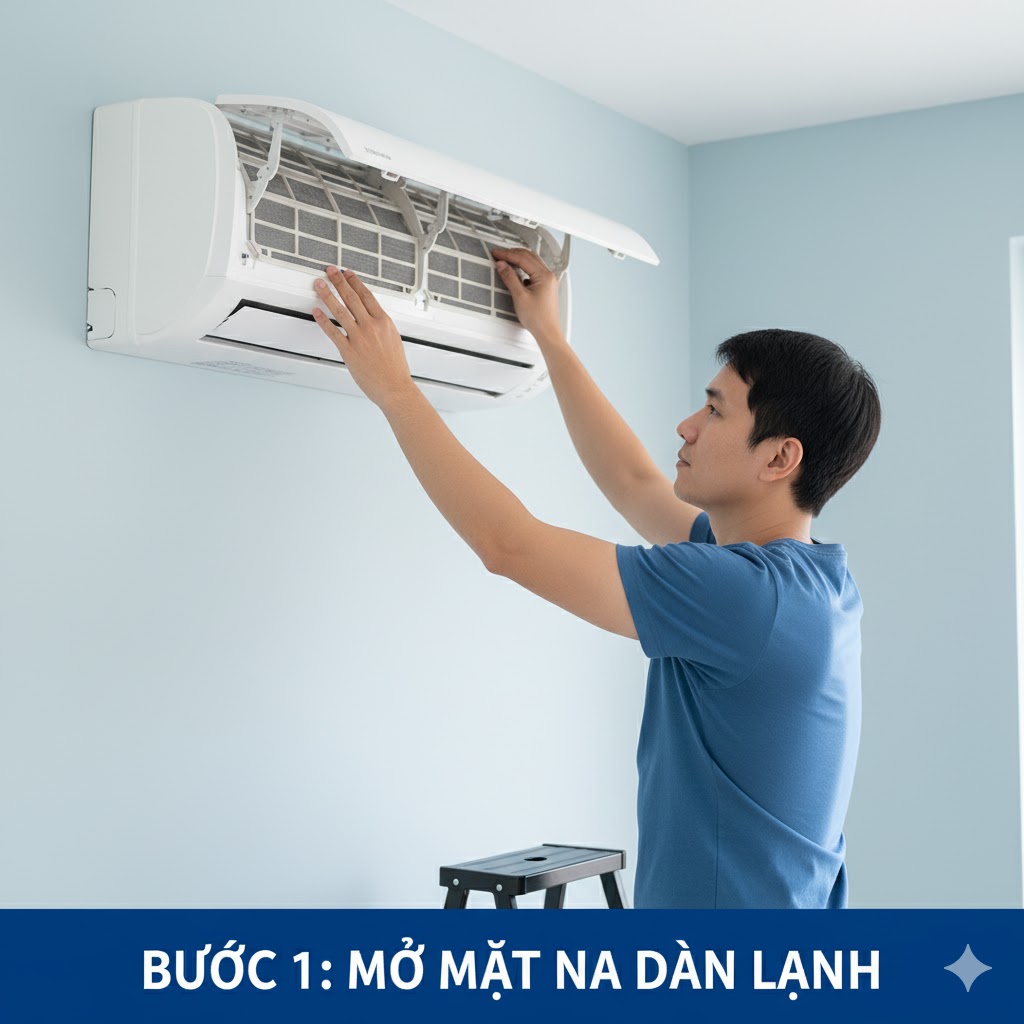 Mở mặt nạ dàn lạnh