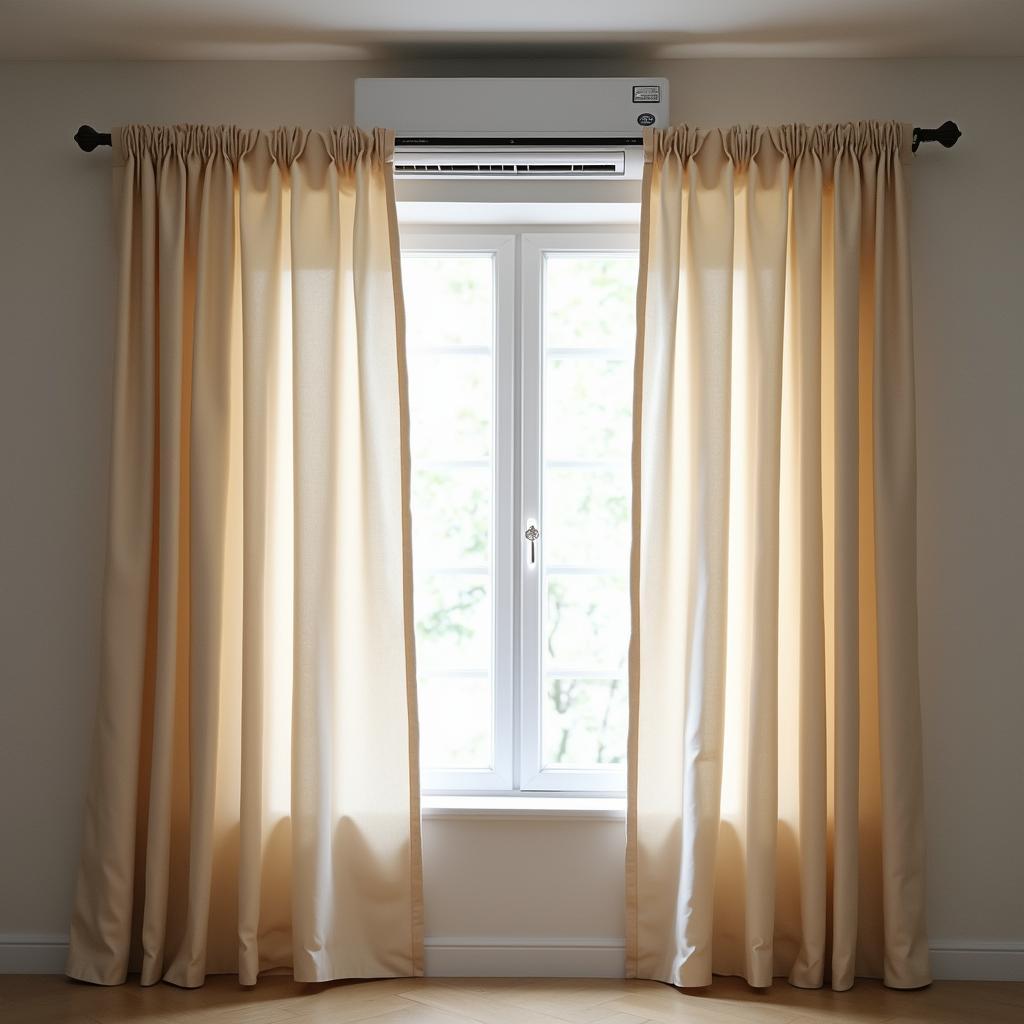 Rèm cửa cách nhiệt giúp giảm nhiệt độ phòng và tiết kiệm điện