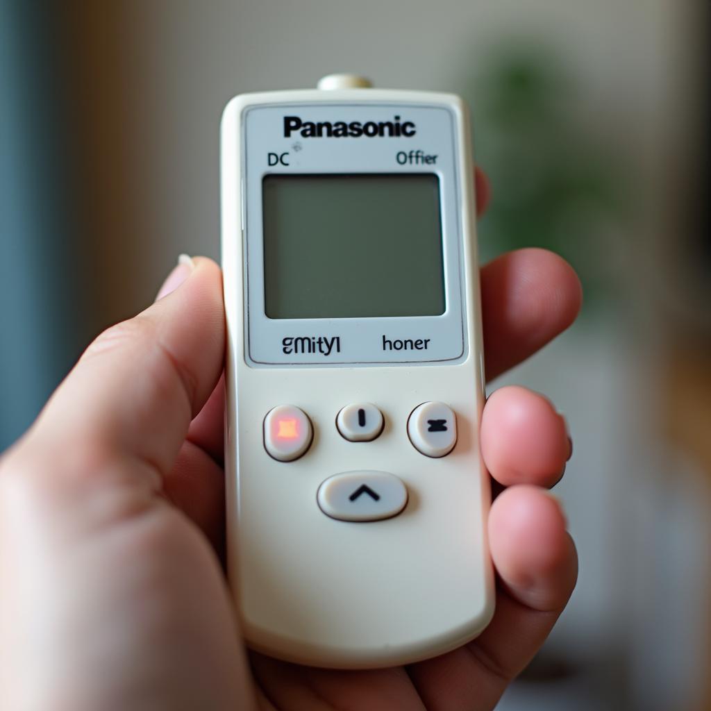 Remote máy lạnh Panasonic hết pin không hoạt động