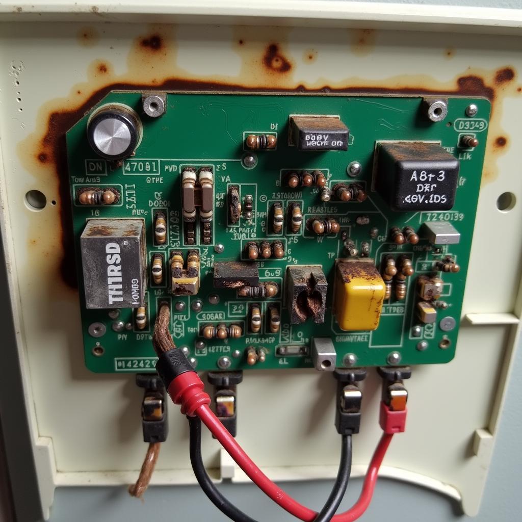 Bo mạch điều khiển máy lạnh Toshiba bị cháy