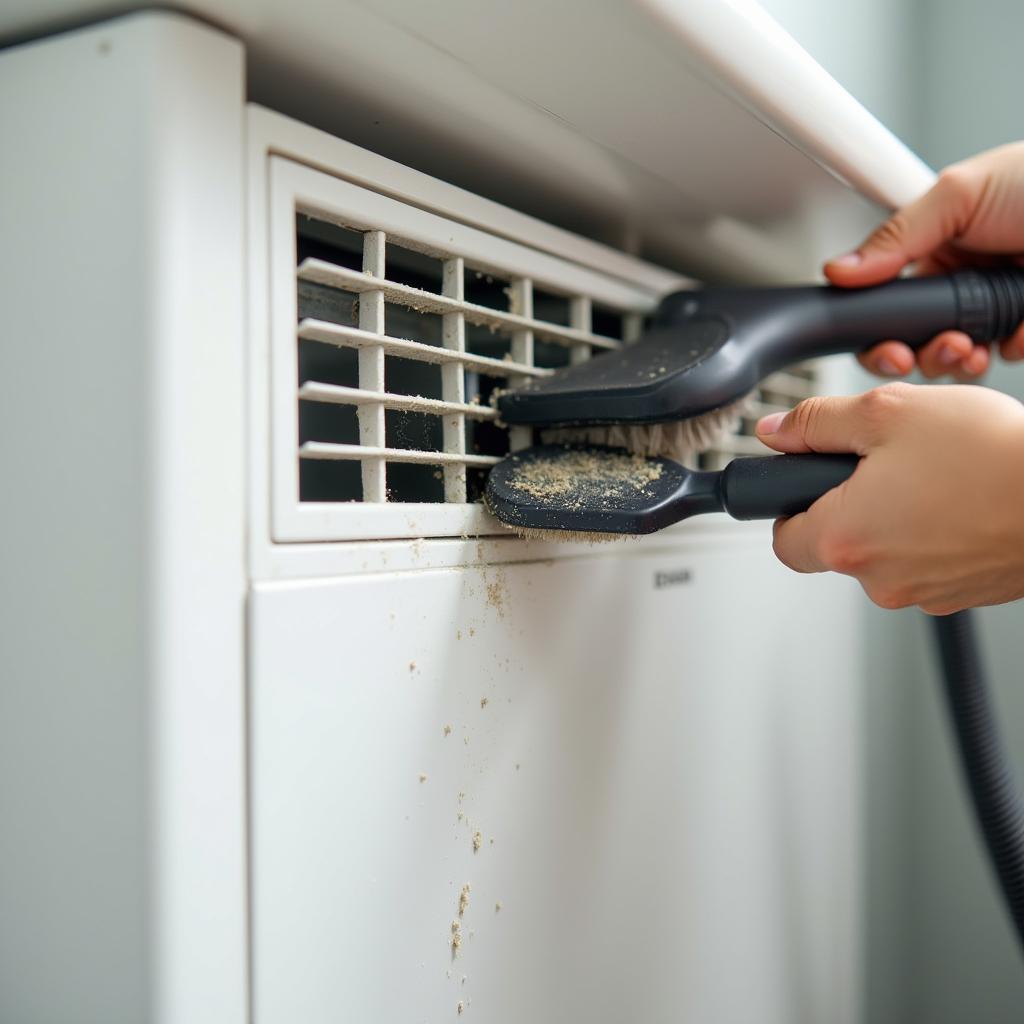 Vệ sinh máy lạnh thường xuyên để bảo vệ sức khỏe của trẻ